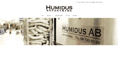 Desktop Screenshot of humidus.se