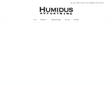 Tablet Screenshot of humidus.se
